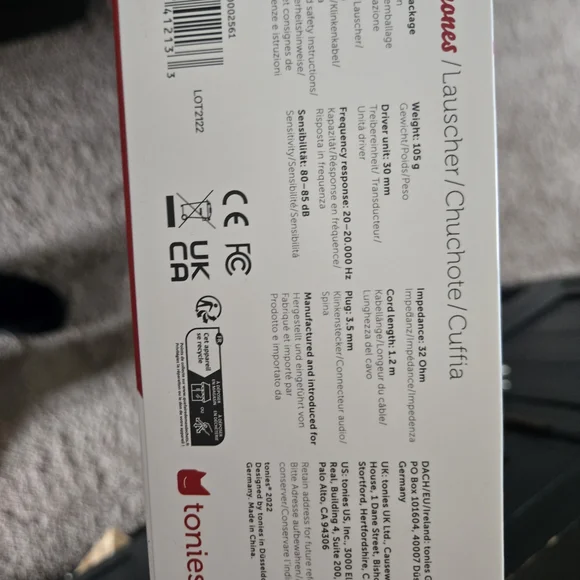 Tonies Pink Kids Headphones - Picture 3 of 3